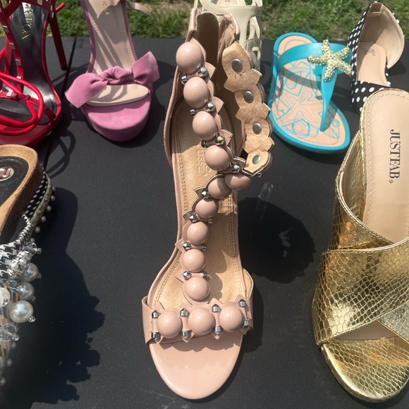 Charolette Russe-Heeled Sandal - Picture 1 of 3